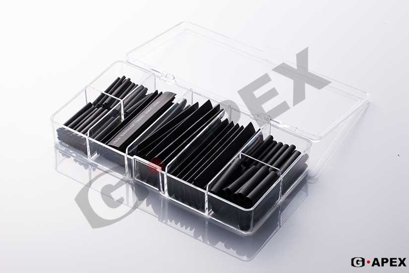 圖 2. 熱縮管的不同配置。